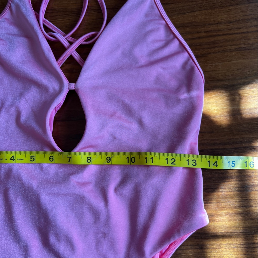 Peixoto Pink One-Piece Swimsuit with Double Straps - Picture 12 of 16